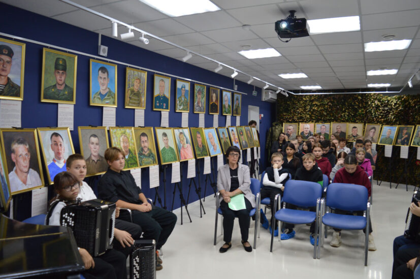 Закрытие выставки портретов участников СВО в рамках проекта «В сердце и памяти»