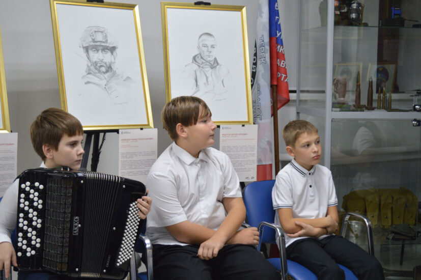 Закрытие выставки портретов участников СВО в рамках проекта «В сердце и памяти»