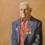 Портрет Черепкова Василия Алексеевича. Художник: Уткин Е.