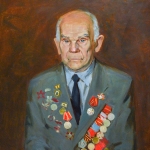 Портрет Доманина Василия Алексеевича. Художник: Уткин Е.