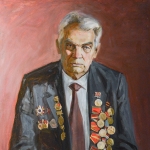 Портрет Фокина Петра Григорьевича. Художник: Уткин Е.