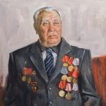 Портрет Катина Александра Михайловича. Художник: Якунин А.