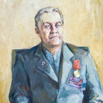 Портрет Мухина Бориса Ивановича. Художник: Бубнова Н.