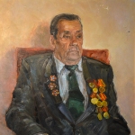 Портрет Стёганцева Семёна Васильевича. Художник: Дегтярева Л.