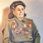 Портрет Тургеля Александры Филипповны. Художник: Панов И.